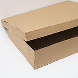Коробка для взуття з гофрокартону бура 480*320*100 (75), фото 3