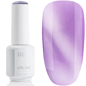Гель-лак котяче око EASY Silk Cat №06, 7.5 мл бузковий