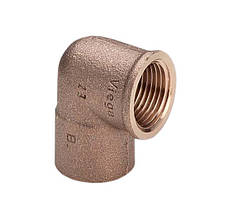 Коліно перехідне для мідної труби VIEGA 28x1" (ВР) різьбове (бронза) 109561
