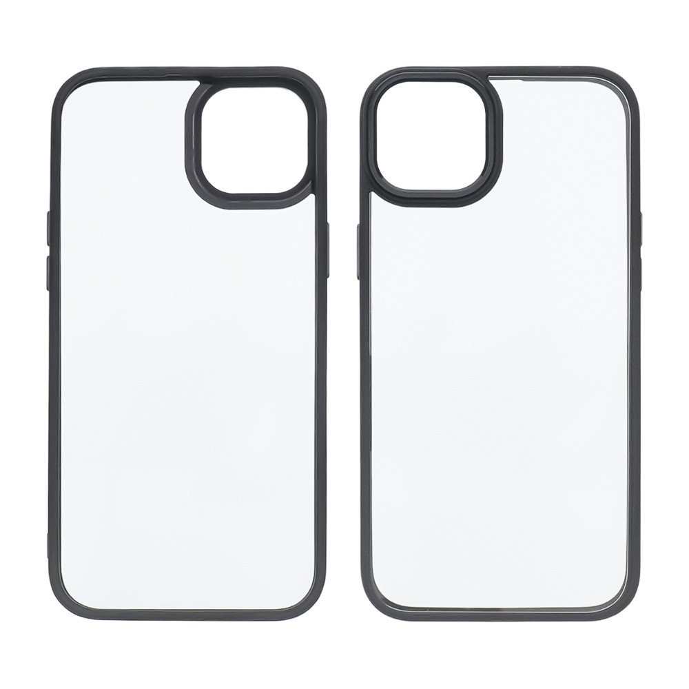 Чохол Aluminum Camera Frame для Apple iPhone 14 color 01 чорний Люкс, фото 1