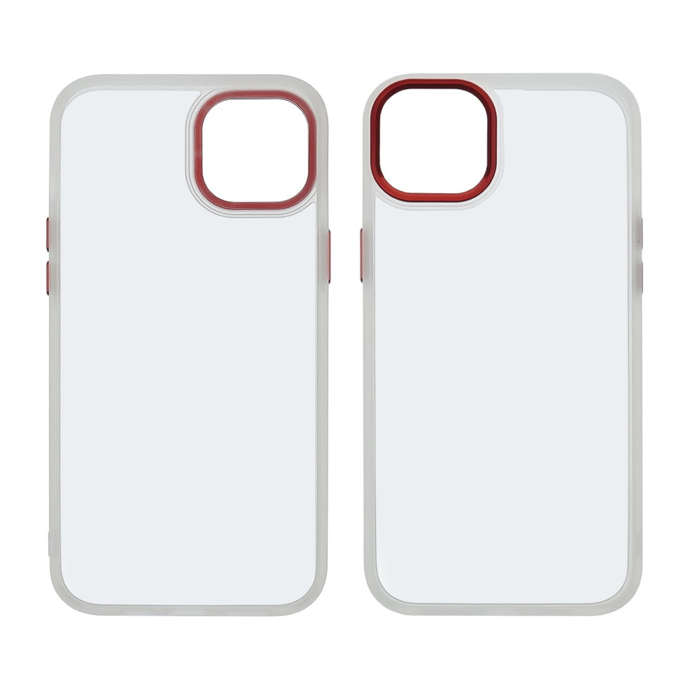 Чохол Aluminum Camera Frame для Apple iPhone 14 color 07 червоний Люкс, фото 1