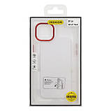 Чохол Aluminum Camera Frame для Apple iPhone 14 color 07 червоний Люкс, фото 3