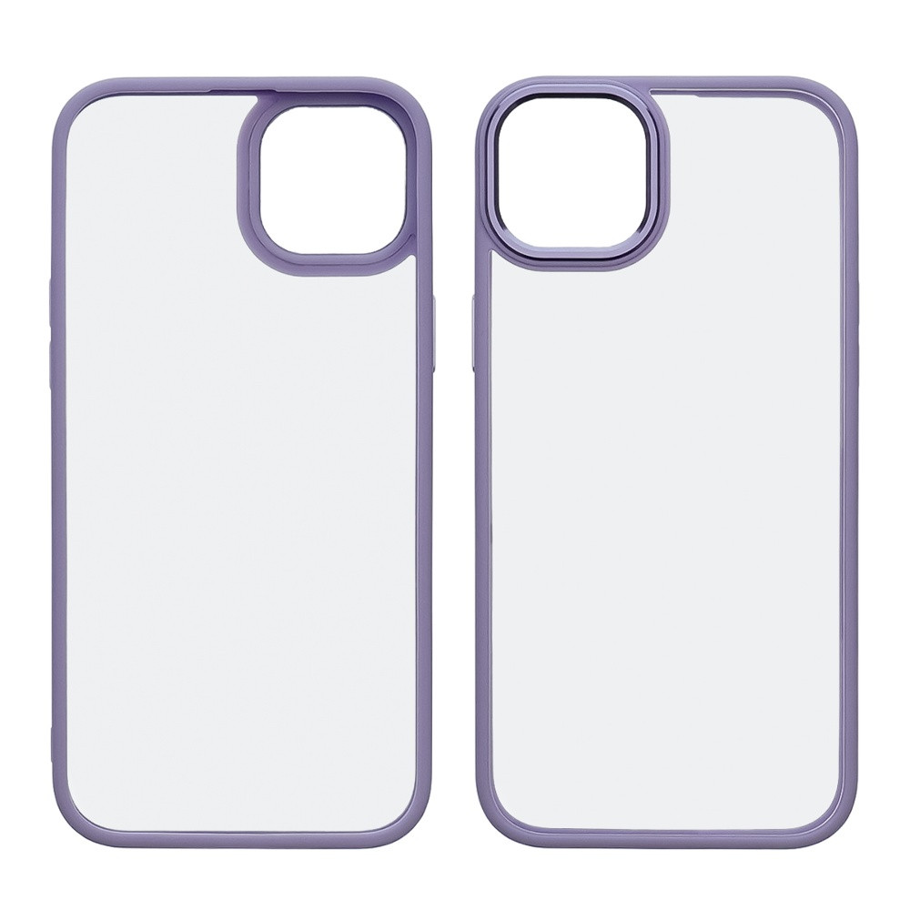 Чохол Aluminum Camera Frame для Apple iPhone 14 Max color 09 бузковий Люкс, фото 1