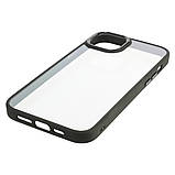 Чохол Aluminum Camera Frame для Apple iPhone 14 Max color 01 чорний Люкс, фото 2