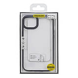 Чохол Aluminum Camera Frame для Apple iPhone 14 Max color 01 чорний Люкс, фото 3