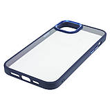 Чохол Aluminum Camera Frame для Apple iPhone 14 Max color 03 темно-синій Люкс, фото 2