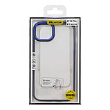 Чохол Aluminum Camera Frame для Apple iPhone 14 Max color 03 темно-синій Люкс, фото 3