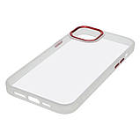 Чохол Aluminum Camera Frame для Apple iPhone 14 Max color 07 червоний Люкс, фото 2