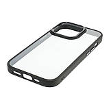 Чохол Aluminum Camera Frame для Apple iPhone 14 Pro color 01 чорний Люкс, фото 2