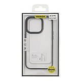 Чохол Aluminum Camera Frame для Apple iPhone 14 Pro color 01 чорний Люкс, фото 3