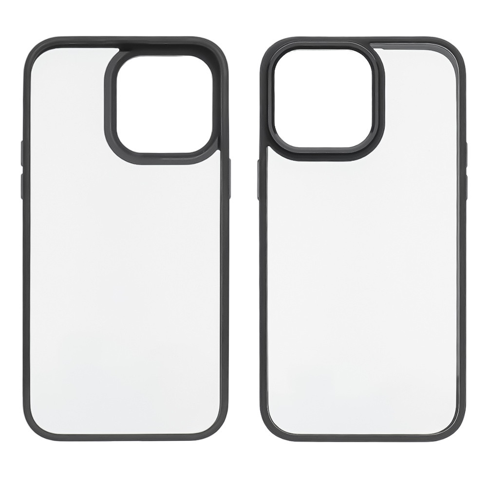 Чохол Aluminum Camera Frame для Apple iPhone 14 Pro Max color 01 чорний Люкс, фото 1