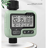 Таймер поливу НСТ-322 електронний з екраном автоматичний контролер води з клапаном для шланга 3/4 1 дюйм для дачі городу, фото 2