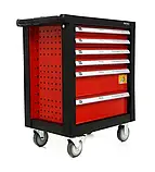 Інструментальна шафа візок з набором інструментів Kraft&Dele KD361 263 шт, фото 2