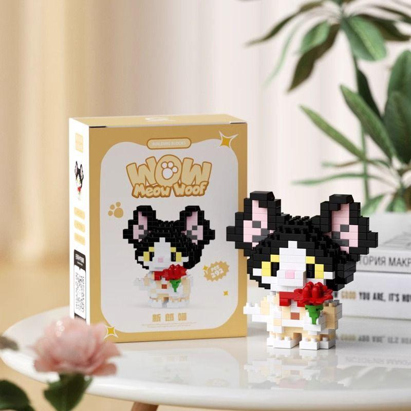 Конструктор блоковий дитячий Meow Woof  кіт котик кішка кошенятко Наречений