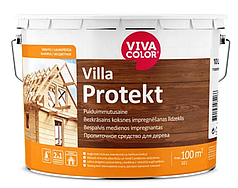 VIVACOLOR Villa Protekt, антисептичний захисний грунт для деревини VIVACOLOR