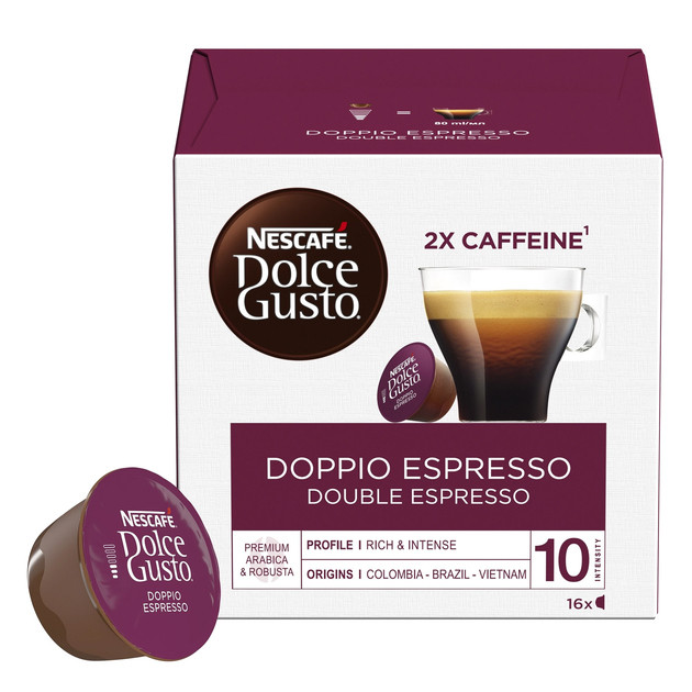 Кава в капсулах Nescafe Dolce Gusto Gusto Doppio Espresso Double Espresso 16 шт.