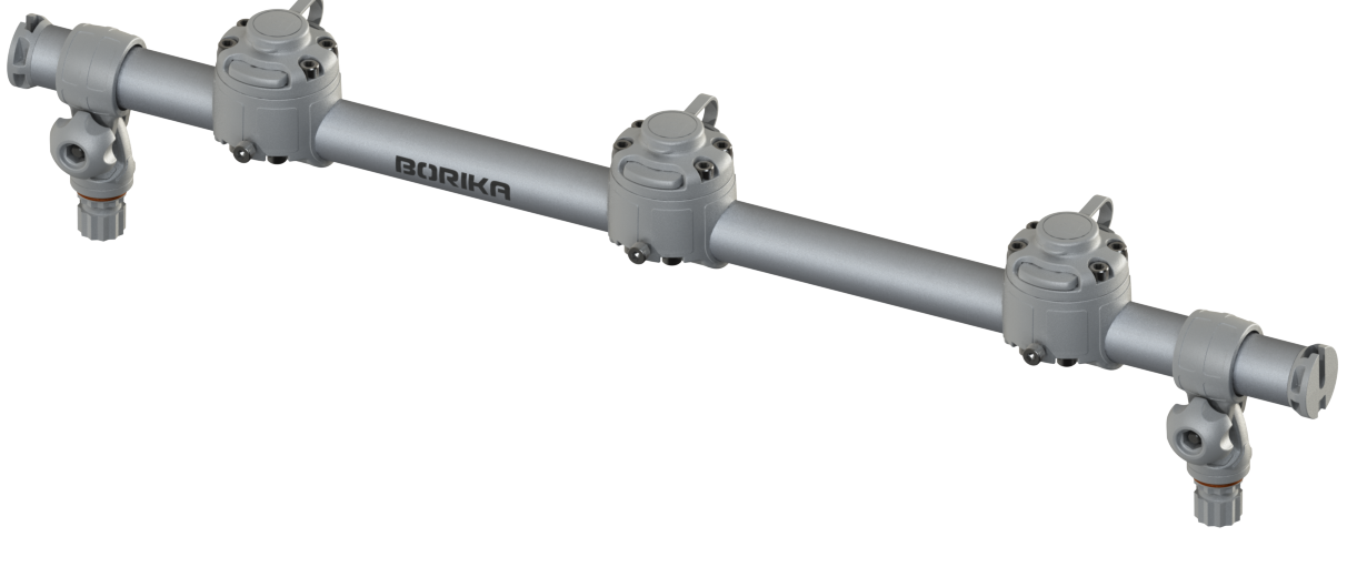 Розширювальна тарга BORIKA FASTen GRp700-3 сіра/алюміній розмір L для кріплення аксесуарів (01.02.027.01.05)