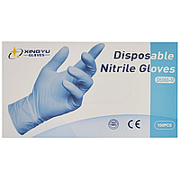 Рукавички PRO Service нітрилові сині M 100шт