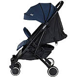 Дитяча прогулянкова коляска (рама алюмінієва, футкавер, телескопічна ручка) JOY Vittoria 83270 Джинс, фото 5