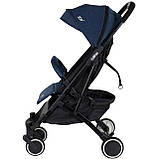 Дитяча прогулянкова коляска (рама алюмінієва, футкавер, телескопічна ручка) JOY Vittoria 83270 Джинс, фото 7