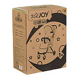 Дитяча прогулянкова коляска (рама алюмінієва, футкавер, телескопічна ручка) JOY Vittoria 83270 Джинс, фото 8