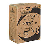 Дитяча прогулянкова коляска (рама алюмінієва, телескопічна ручка) JOY Vittoria 30883 Темно-зелений льон, фото 5