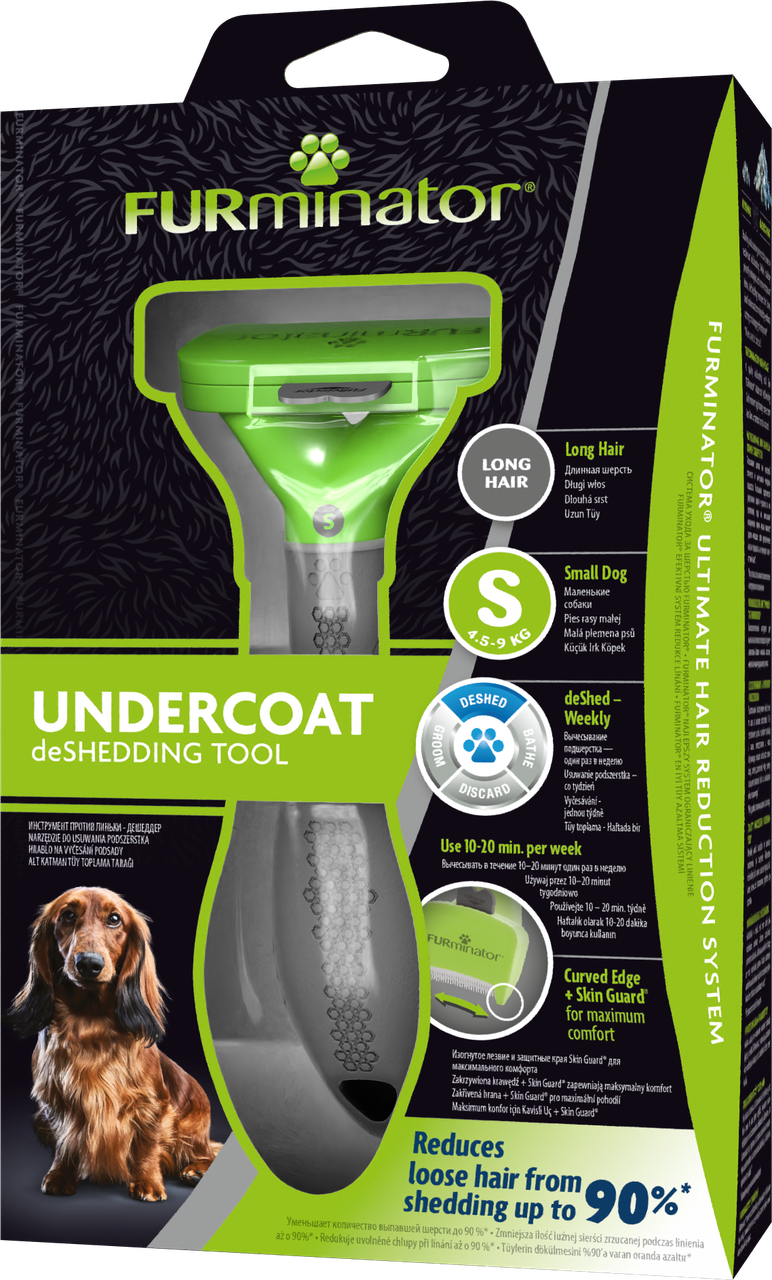 Фурмінатор для собак з довгою шерстю, розмір S, FURminator, фото 1