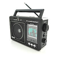 Радіоприймач GOLON RX99UAR, 5W, AM/FM радіо, Входи SD, USB, живлення від 220+АКБ+4*LR20, корпус пластмас,