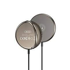 Бездротовий зарядний пристрій XO CX028 15W MagSafe  Beige (CX028.tranish)