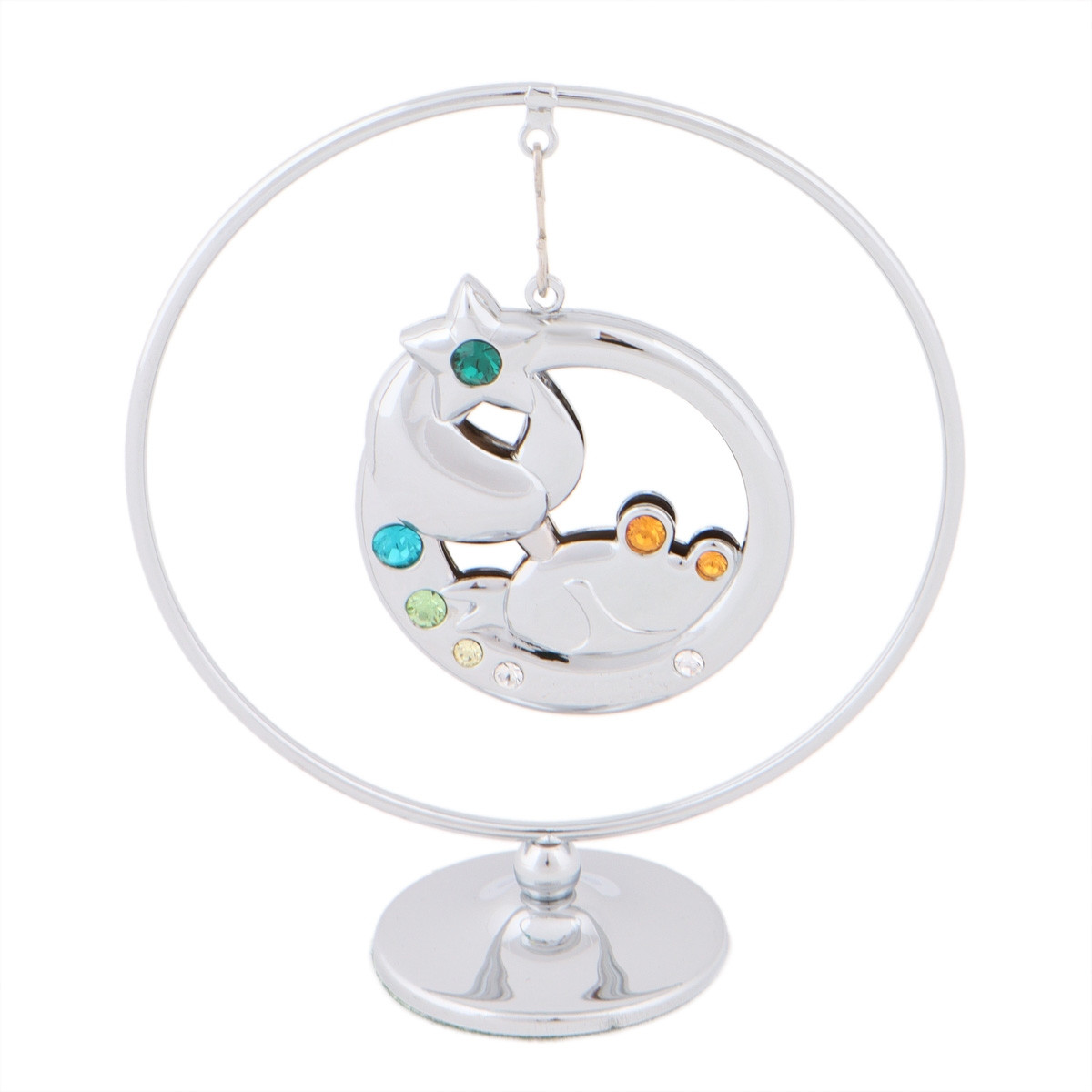 Фігурка Crystocraft зі стразами Swarovski знак зодіак Рак 8х7 см 0453-105/GA-SL