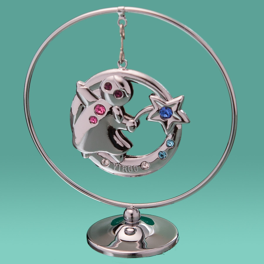 Фігурка Crystocraft зі стразами Swarovski знак зодіак Діва 8х7 см 0455-105/GA-SL