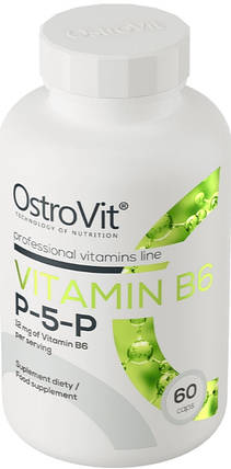 Вітамін B6 P-5-P OstroVit Vitamin B6 P-5-P 60 caps, фото 1