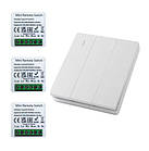 Дистанційний комплект бездротові перемикачі RF433 МГц-3 шт. та 1шт. - 3х клавішна кнопка 220В 16А