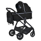Універсальний візочок 2в1 El Camino RIVIERA ME 1183 Jet Black Чорна, фото 2