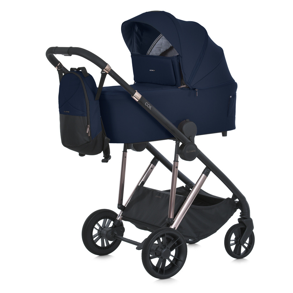 Універсальний візочок 2в1 El Camino COIL ME 1190 Iris Blue Синя