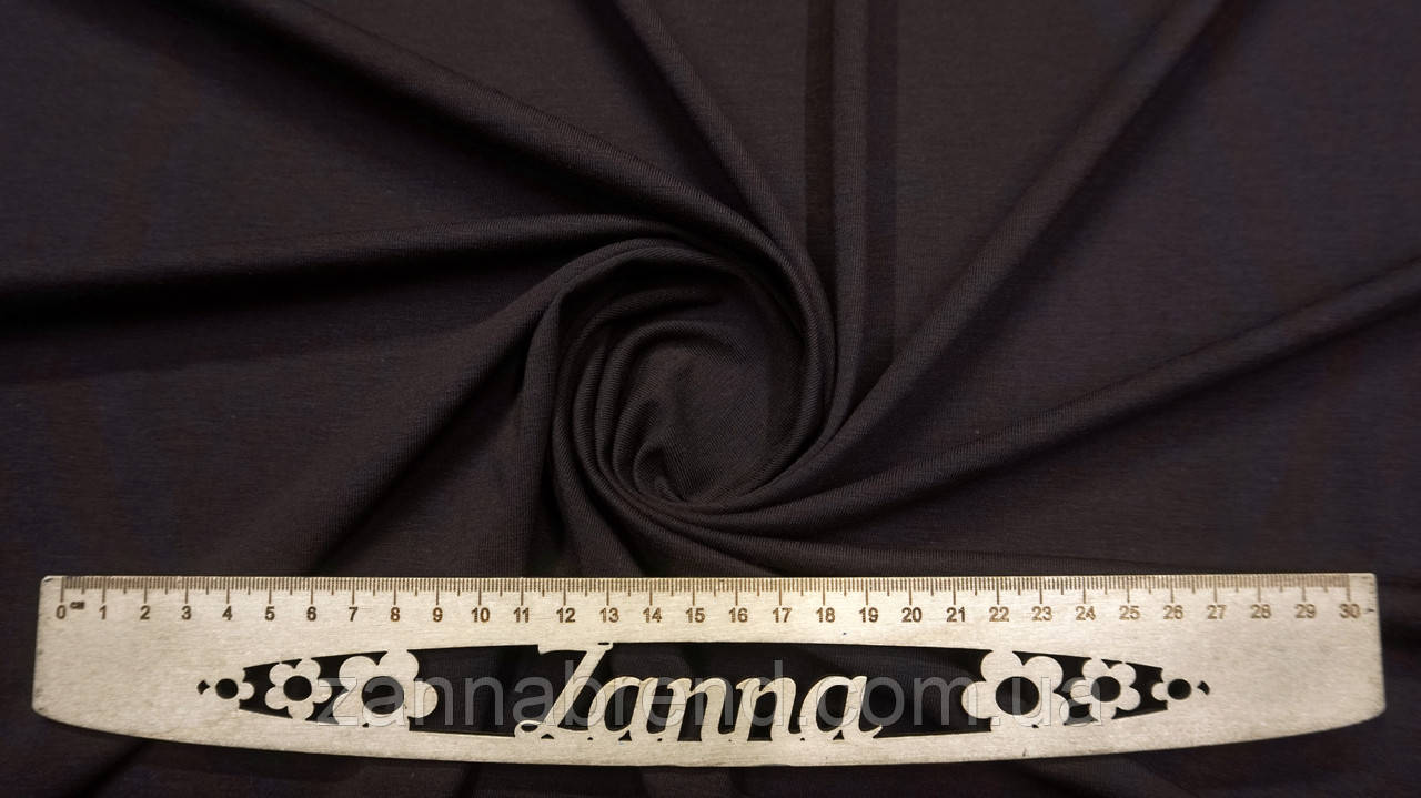 Тканина стрейч-кулір (Супрем) колір шоколад (щільність 190 г/м2), фото 1