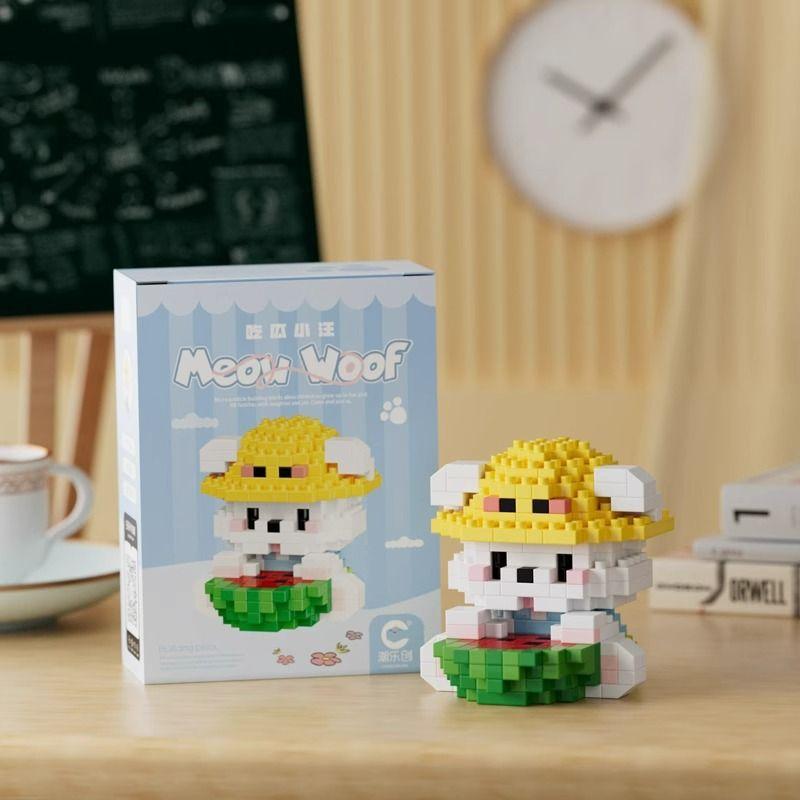 Конструктор блоковий дитячий Meow Woof пес песик собака собачка Кавунчик