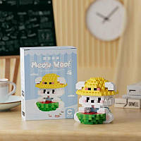 Конструктор блоковий дитячий Meow Woof пес песик собака собачка Кавунчик
