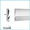 Карниз для LED освітлення серія D Tesori KD 405, фото 4