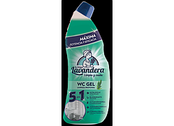 Гель для очищення унітазу та раковини Lavandera з ароматом Свіжості 750 мл
