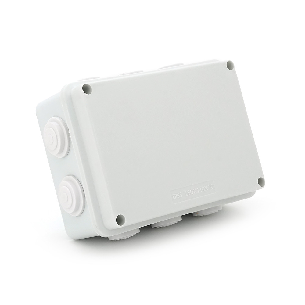 TU TU Коробка распределительная наружная YOSO 150x110x70 IP65 цвет белый, 10 отверстий, соски в комплекте, BOX, Q100
