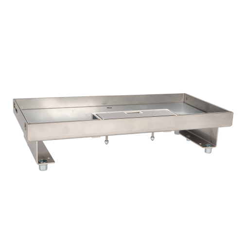 Кришка для лючка в підлогу на 8 розеток K45 нержавіюча сталь 187х283 мм KF870/8, фото 1