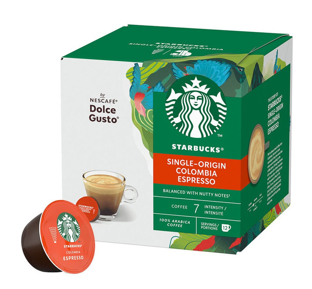 Кава в капсулах Nescafe Dolce Gusto "Starbucks" Colombia Espresso 12 шт., фото 1