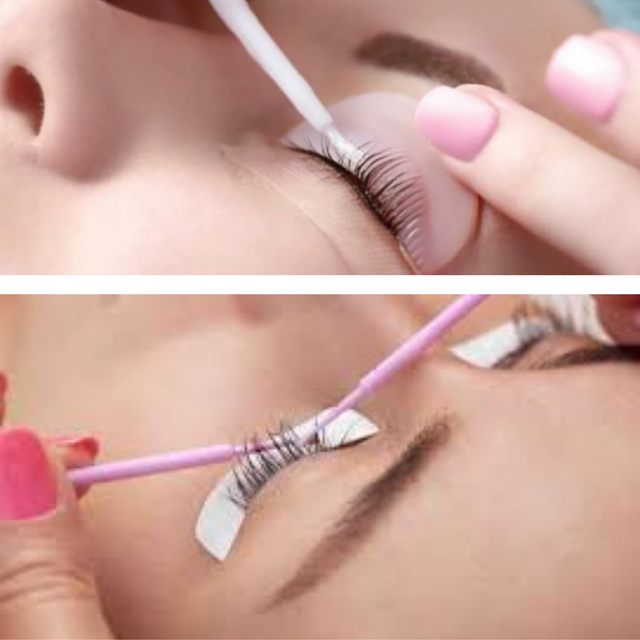 Неправильно підібрані валики для ламінування вій під час процедури біозавивки