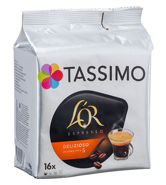 Кава в капсулах Tassimo L'Or Espresso Delizioso Тассімо 16 порцій., фото 1