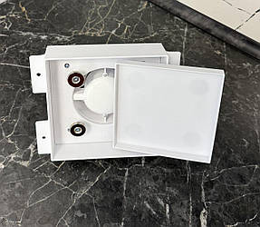 Витяжка (каркасна) прихованого монтажу, діаметр 125мм (пластик, білий)