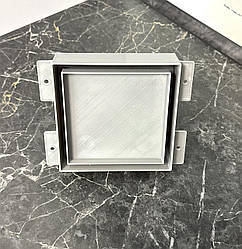 Витяжка (каркасна) прихованого монтажу, діаметр 125мм (пластик, сірий)