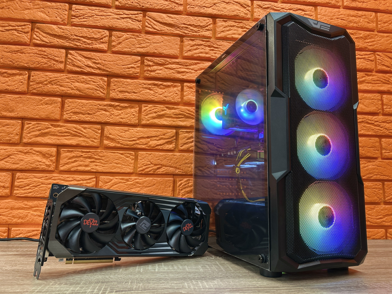 Ігровий комп'ютер DarkFlash, AMD Ryzen 5 7500F 5.0GHz, DDR5 32ГБ, NVME 1TB, RX 6700XT 12GB