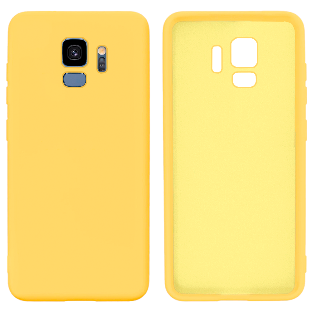 Чохол Silicone case Camera Protective для Samsung S9 (20) жовтий Yellow
