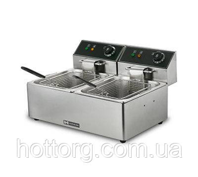 ФРИТЮРНИЦЯ HURAKAN HKN-FT66N ПОДВІЙНА 6+6 Л